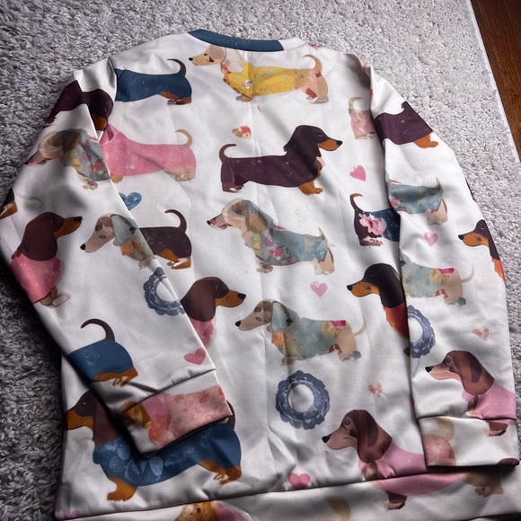 WOMES DACHSHUND PUPPIES TOP SIZE XL NIP - Picture 7 of 15